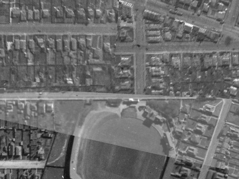 47 Stevens Street from the air, 1940-1944