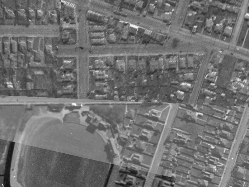 69 Stevens Street from the air, 1940-1944