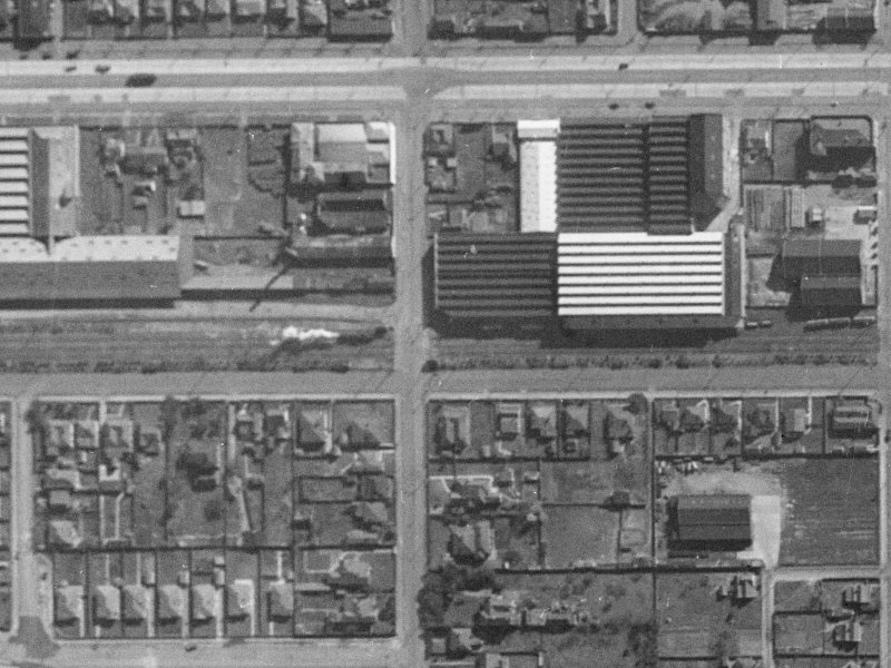 9/166 Moorhouse Avenue from the air, 1940-1944