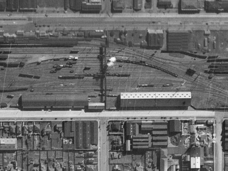 116 Gasson Street from the air, 1940-1944