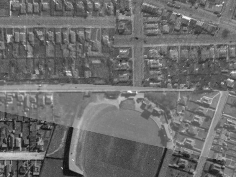 26 Stevens Street from the air, 1940-1944