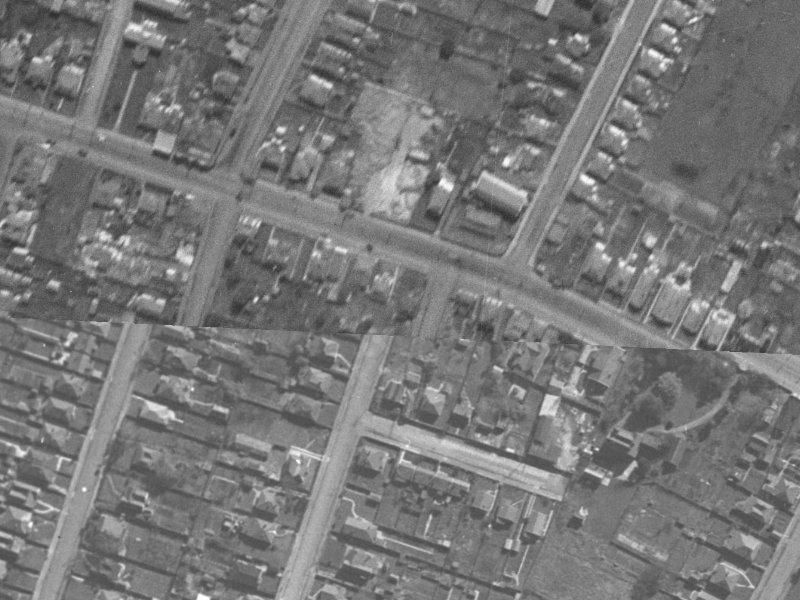 100 Grafton Street from the air, 1940-1944