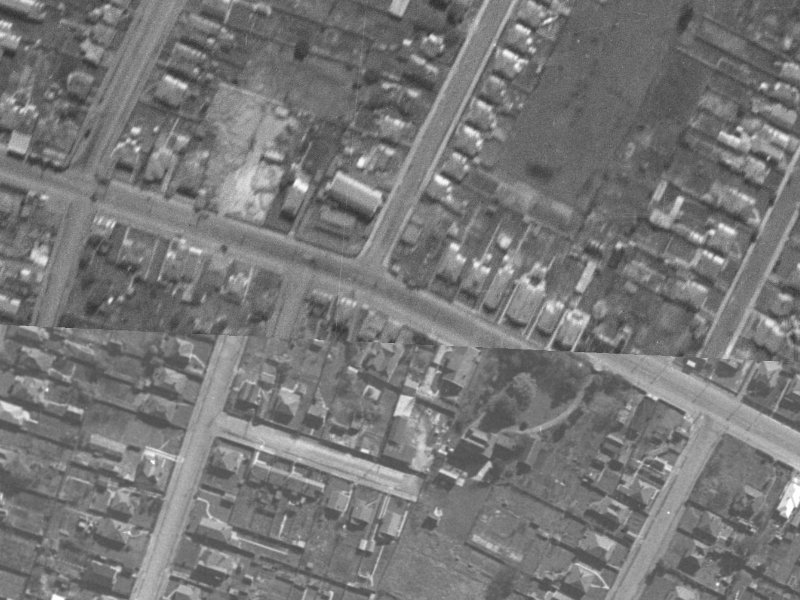 276 Ferry Road from the air, 1940-1944