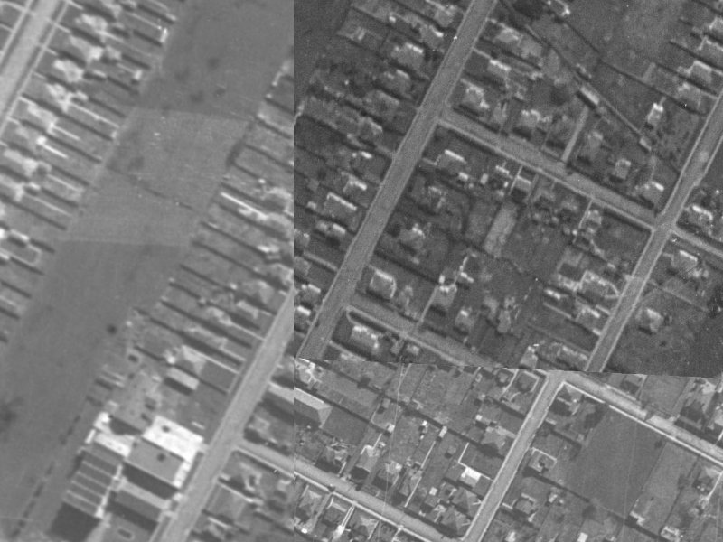 30 Aldwins Road from the air, 1940-1944