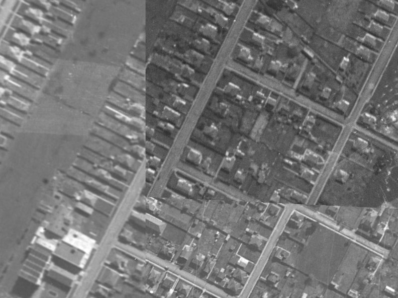 7 Edmonds Street from the air, 1940-1944