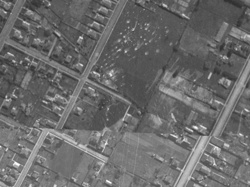 36 Bass Street from the air, 1940-1944