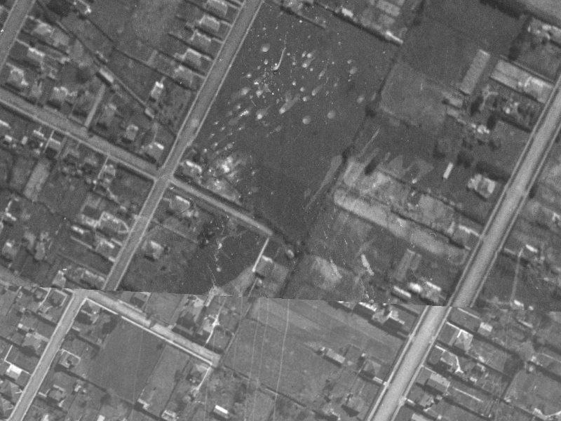 38 Bass Street from the air, 1940-1944