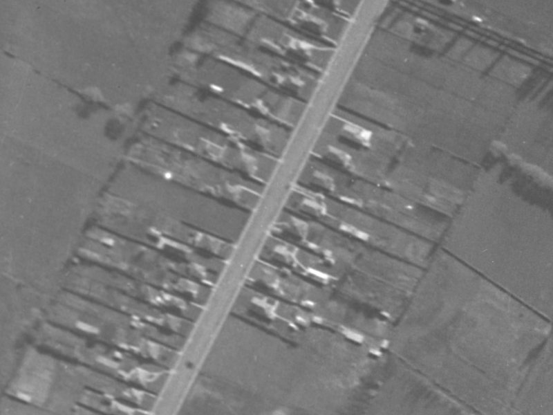 81-83 Tilford Street from the air, 1940-1944