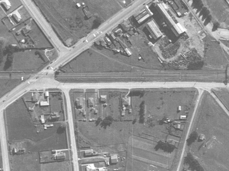 14 Hayton Road from the air, 1940-1944