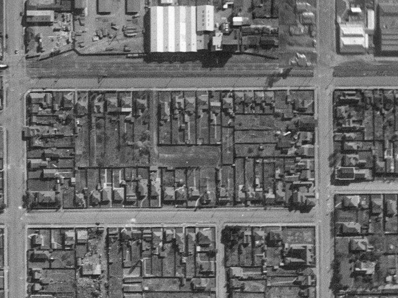43 Grove Road from the air, 1940-1944