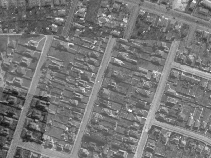 88 Barbour Street from the air, 1940-1944