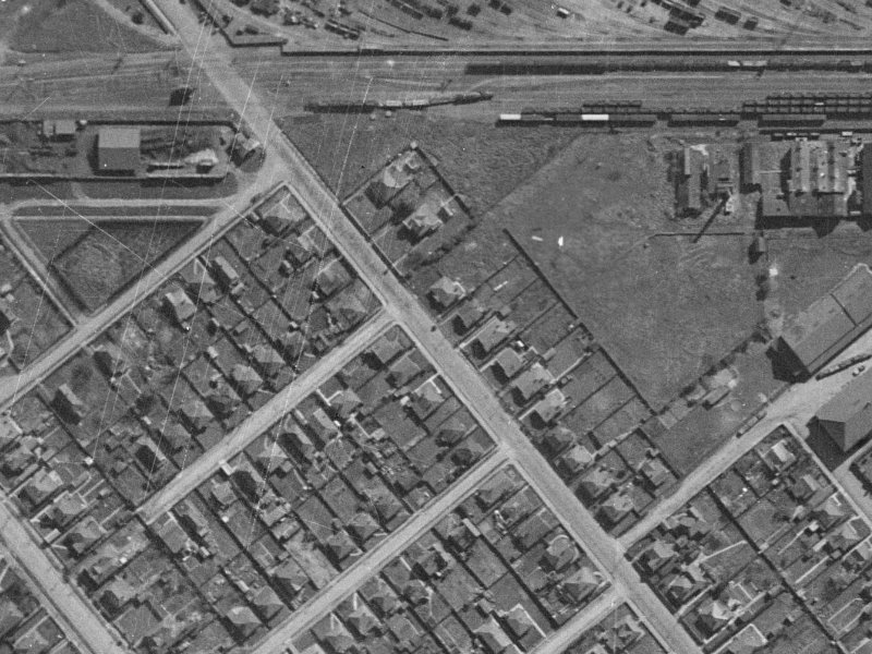 36 Clarence St South from the air, 1940-1944