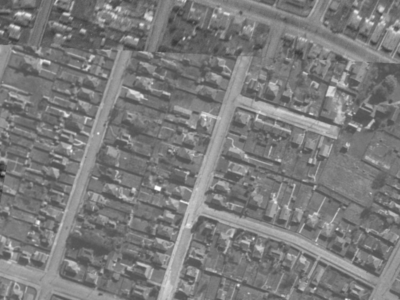 89A Grafton Street from the air, 1940-1944