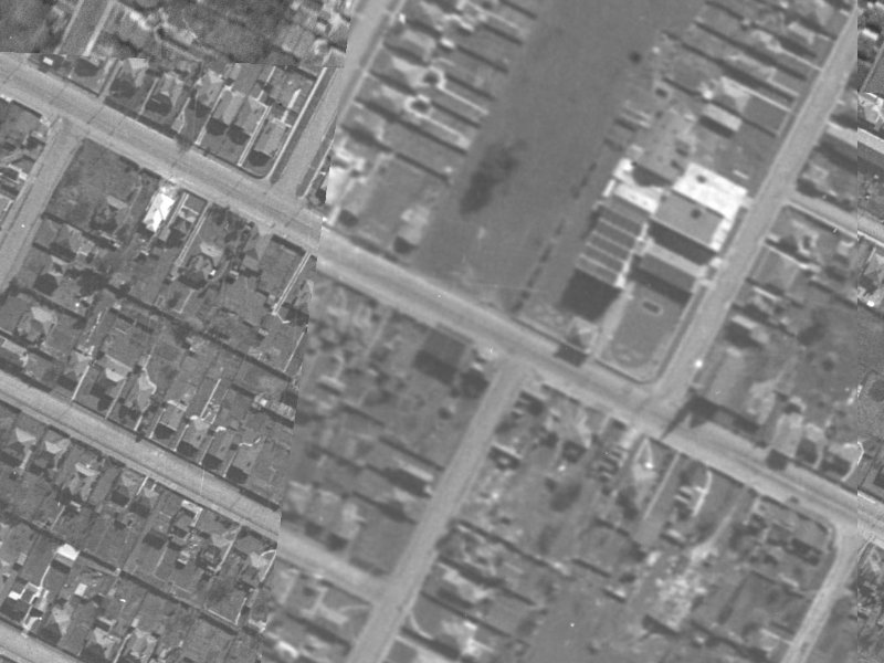 344 Ferry Road from the air, 1940-1944