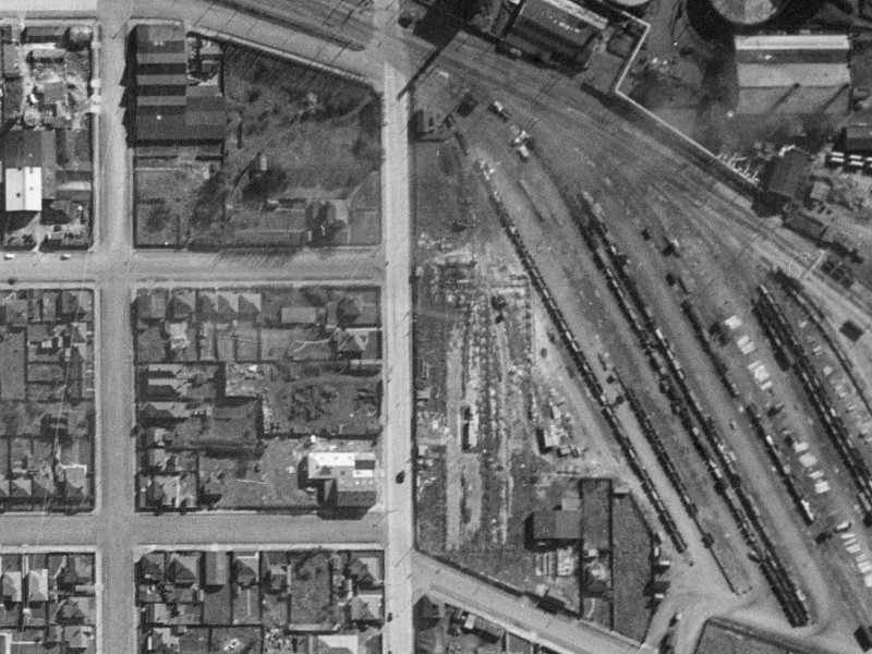240A Waltham Road from the air, 1940-1944