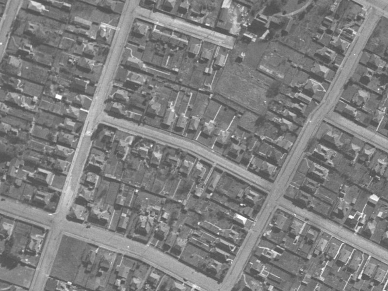 20 Grenville Street from the air, 1940-1944