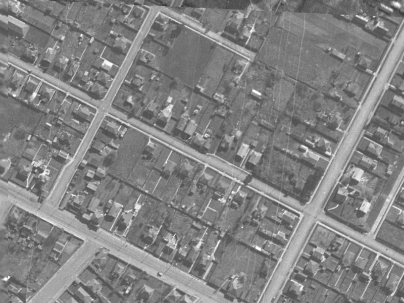 33D Matlock Street from the air, 1940-1944