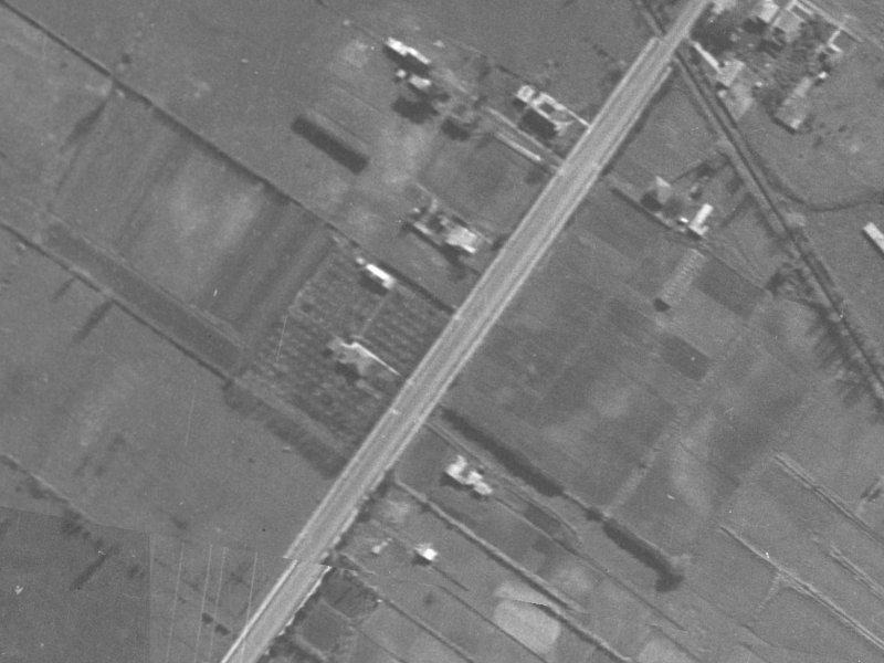 95A Hargood Street from the air, 1940-1944