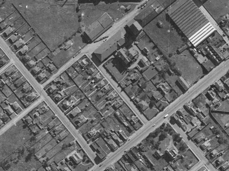 Wise Street from the air, 1940-1944