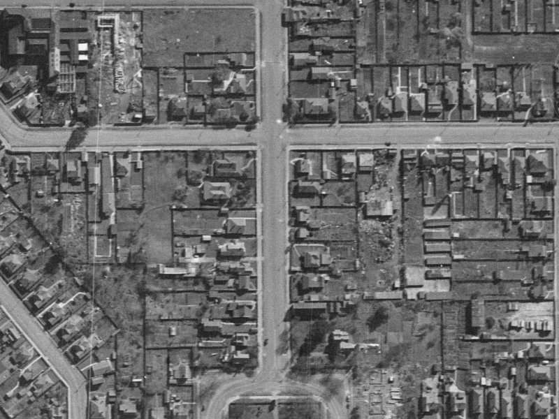 22 Grove Road from the air, 1940-1944
