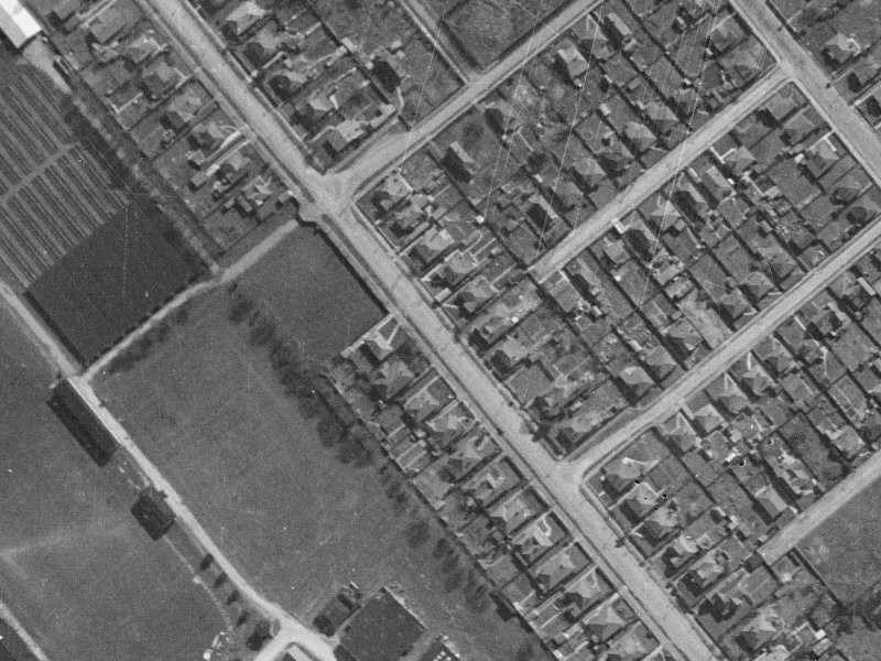 42 Whiteleigh Avenue from the air, 1940-1944