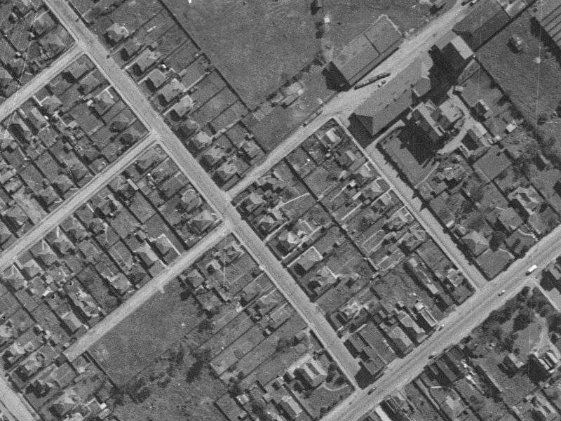 18B Clarence St S from the air, 1940-1944