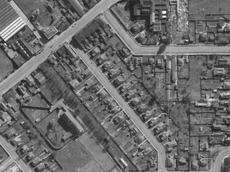 21A Dickens Street from the air, 1940-1944