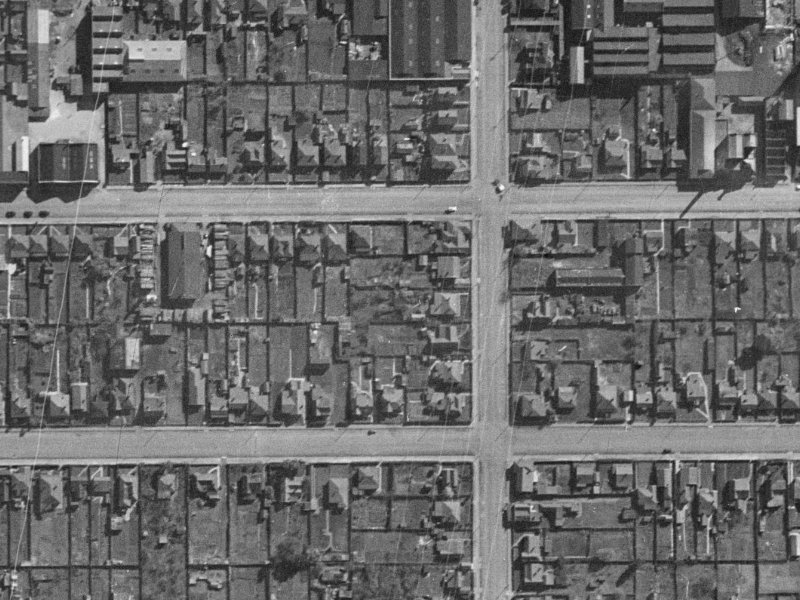 83 Gasson Street from the air, 1940-1944