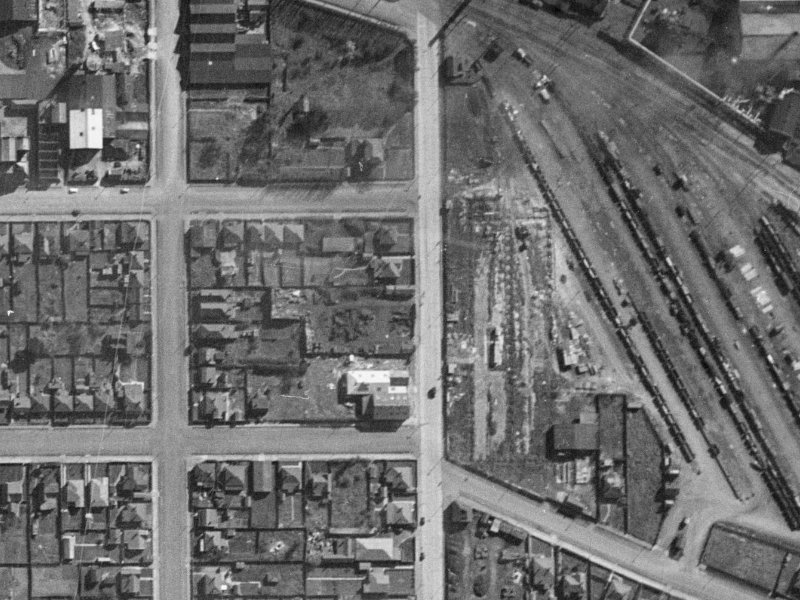 235 Waltham Road from the air, 1940-1944