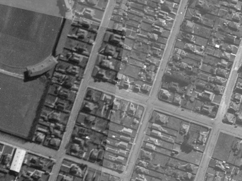 11 Charles Street from the air, 1940-1944