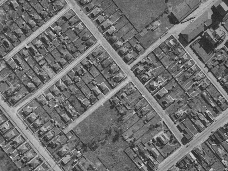 Walsall Street from the air, 1940-1944