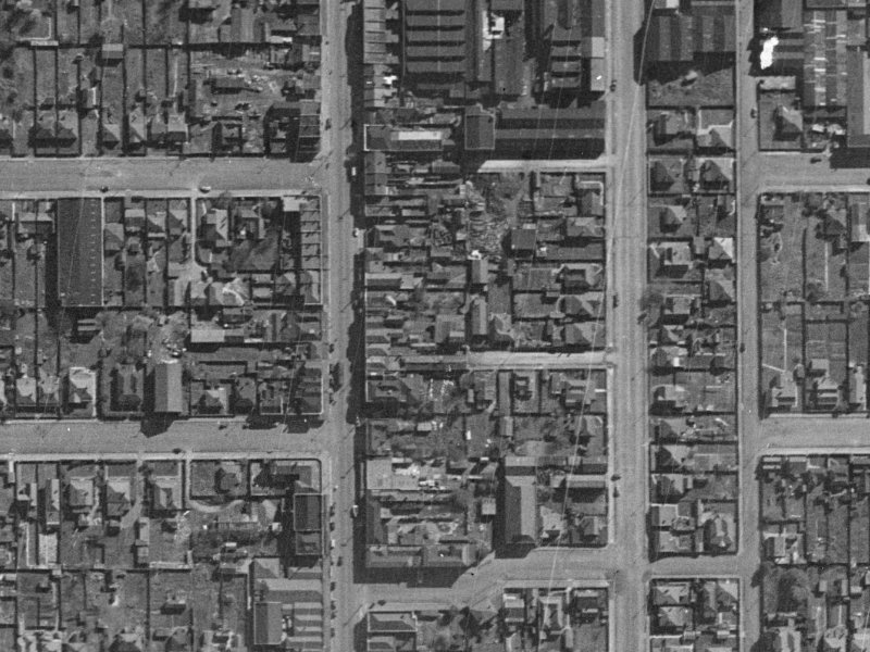 1 Penbury Street from the air, 1940-1944