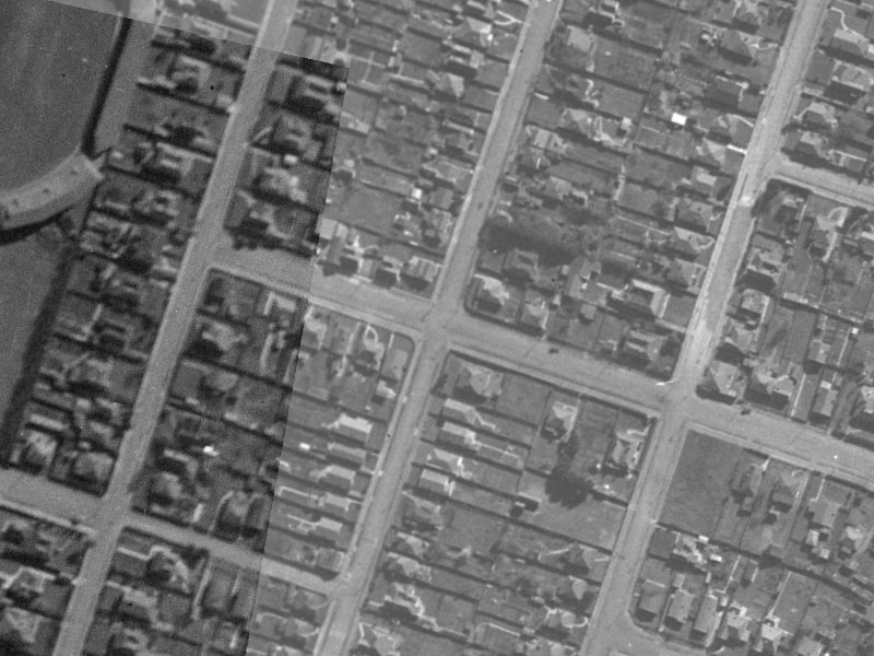 58 Barbour Street from the air, 1940-1944