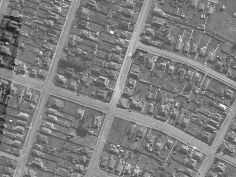Grafton Street from the air, 1940-1944