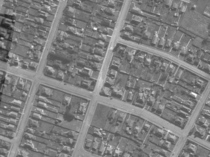 56 Grafton Street from the air, 1940-1944