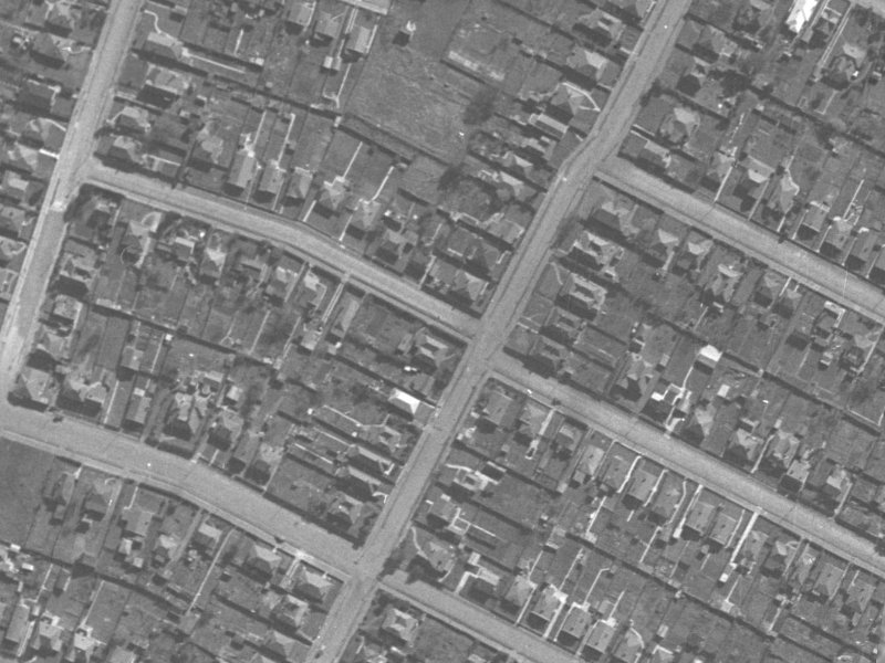 30 Grenville Street from the air, 1940-1944