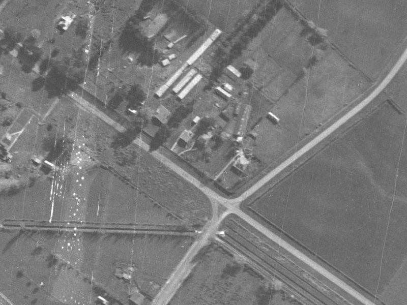 485 Linwood Avenue from the air, 1940-1944