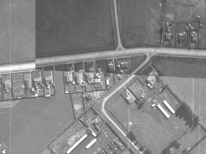 Main S Road from the air, 1940-1944