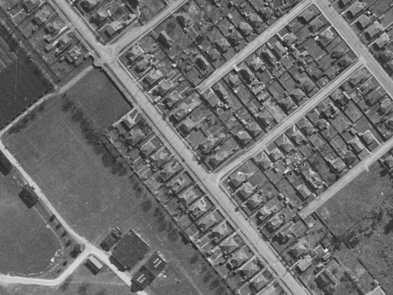 36 Whiteleigh Avenue from the air, 1940-1944
