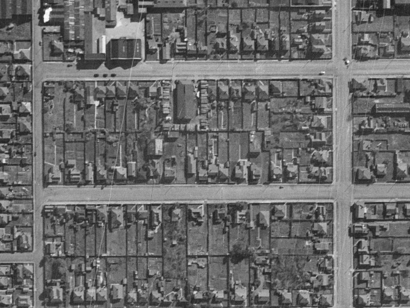 35 Kingsley Street from the air, 1940-1944