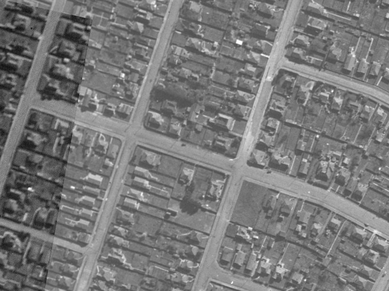 21-39 Charles Street from the air, 1940-1944
