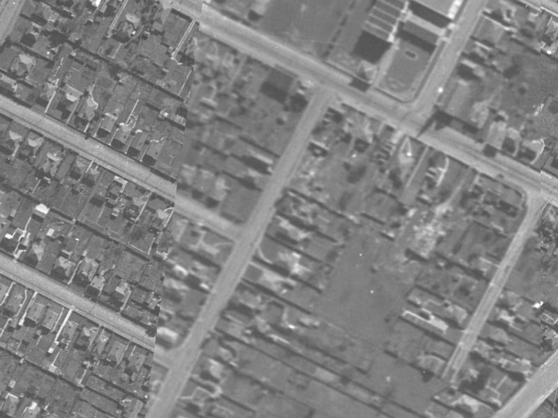 16 Isabella Place from the air, 1940-1944