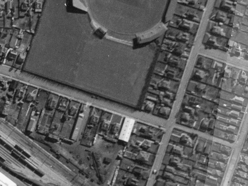 Lismore Street from the air, 1940-1944