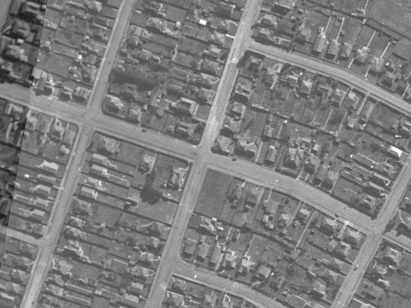 50 Grafton Street from the air, 1940-1944