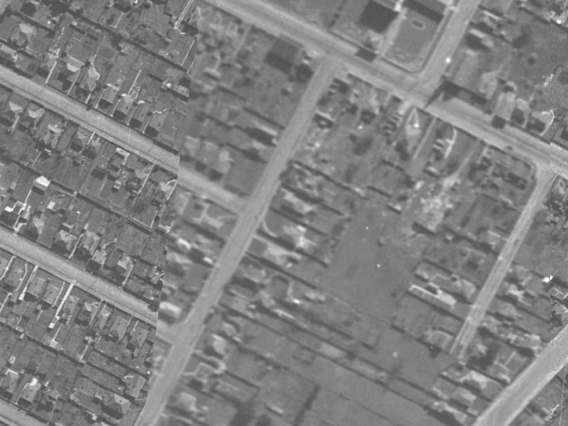 41 Frederick Street from the air, 1940-1944