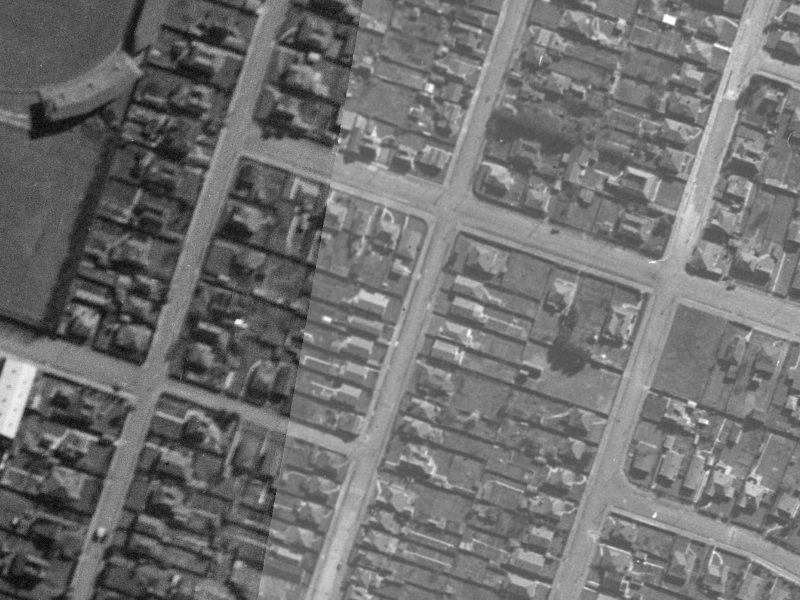 45 Barbour Street from the air, 1940-1944