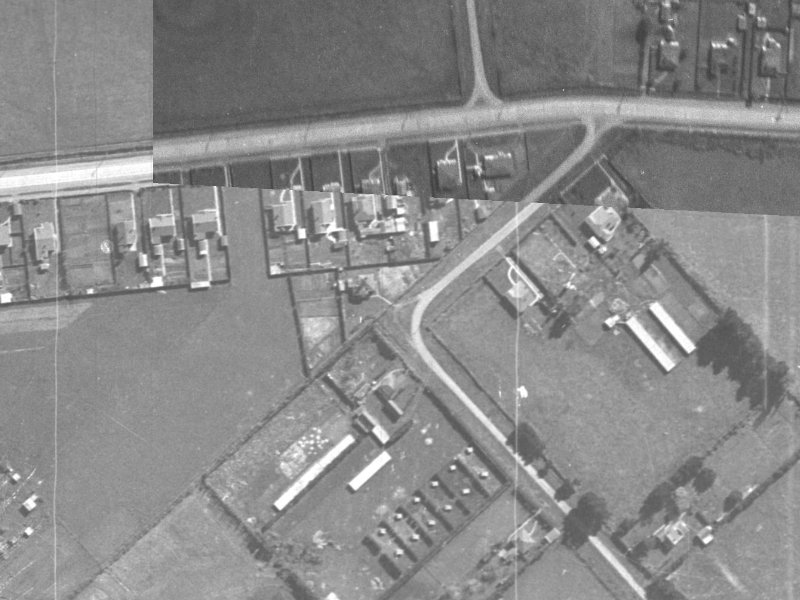 6A Neill Street from the air, 1940-1944