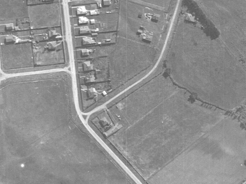 43 Washbournes Road from the air, 1940-1944