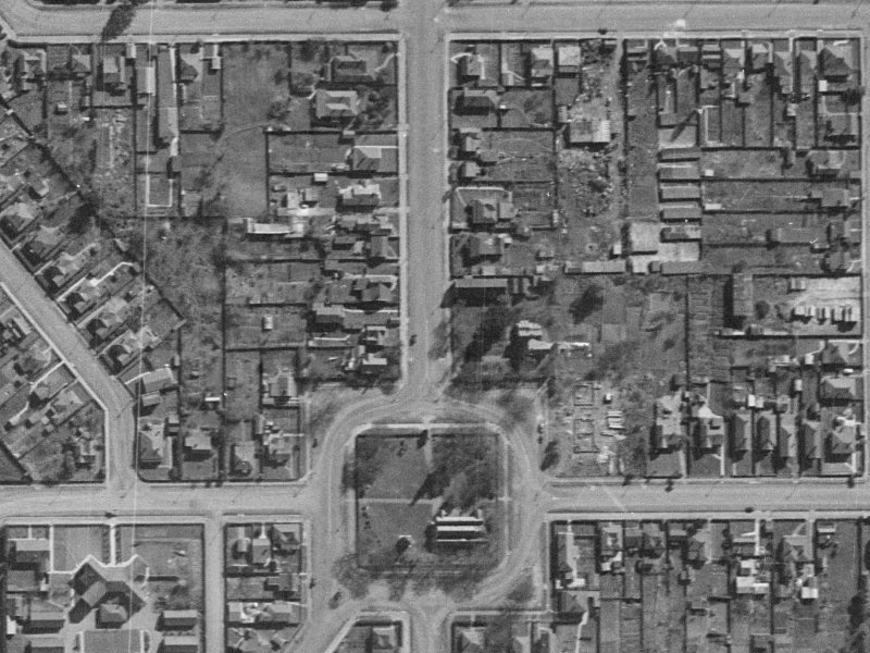 2 Grove Road from the air, 1940-1944