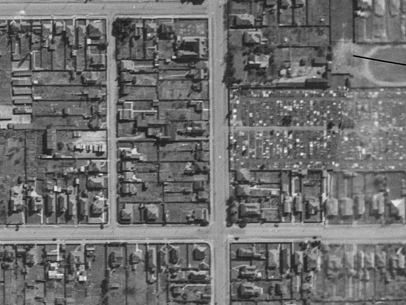389 Selwyn Street from the air, 1940-1944